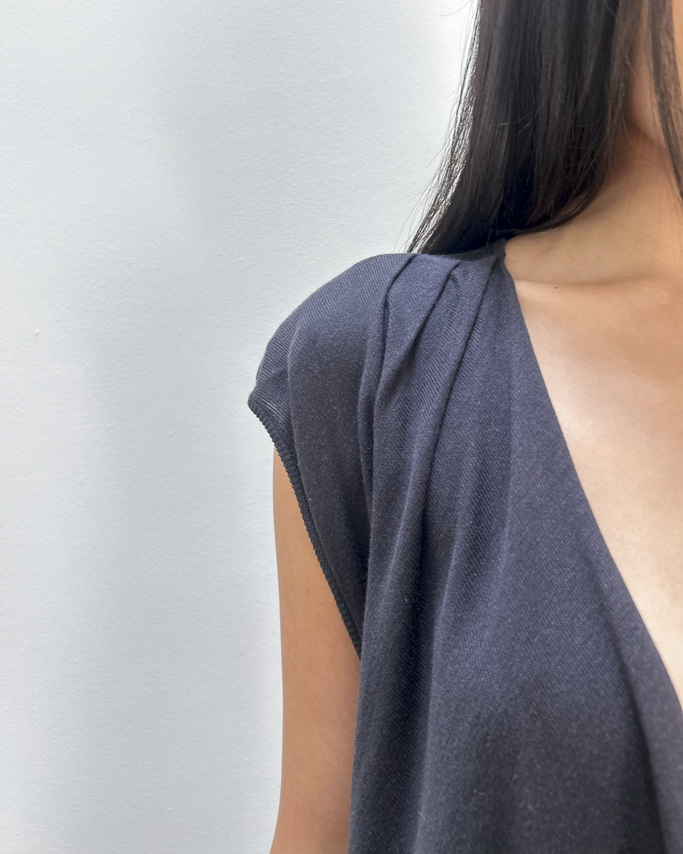 Diane von Furstenberg Silk-Cotton Cowl Neck Dress