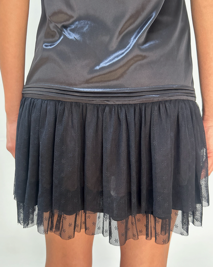 Vintage Slip Drop-Waist Dress