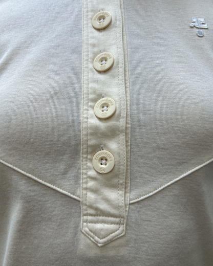 Courrèges Short Sleeve Polo Top