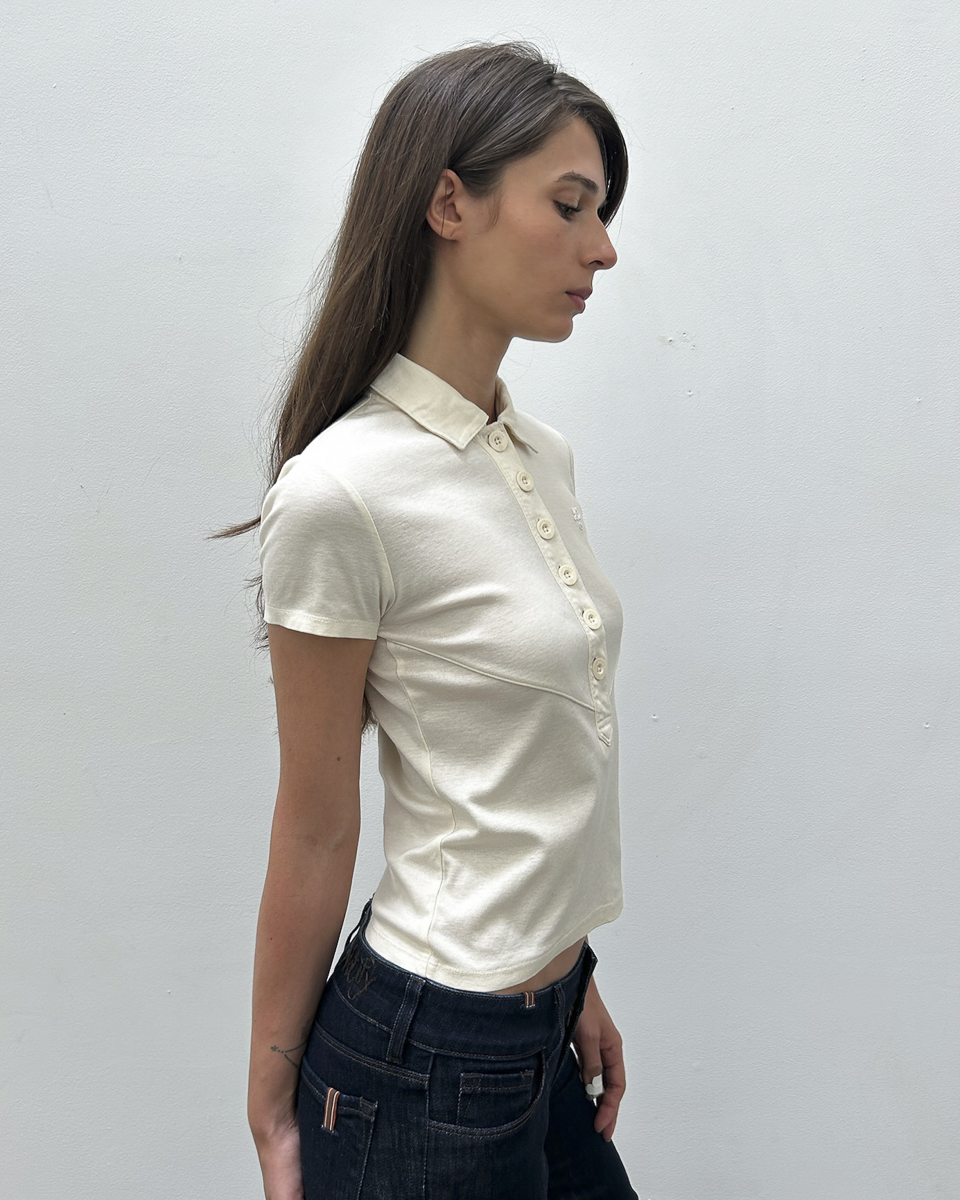 Courrèges Short Sleeve Polo Top