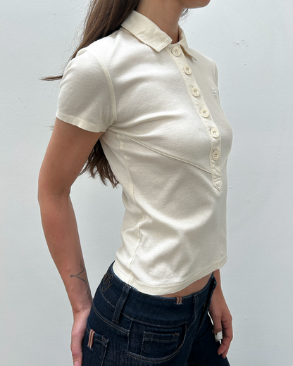 Courrèges Short Sleeve Polo Top
