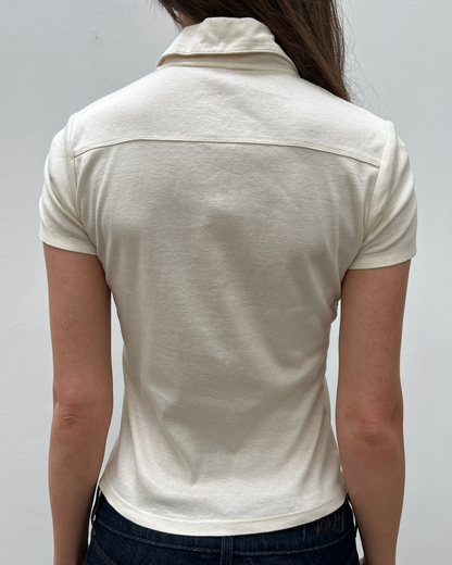 Courrèges Short Sleeve Polo Top