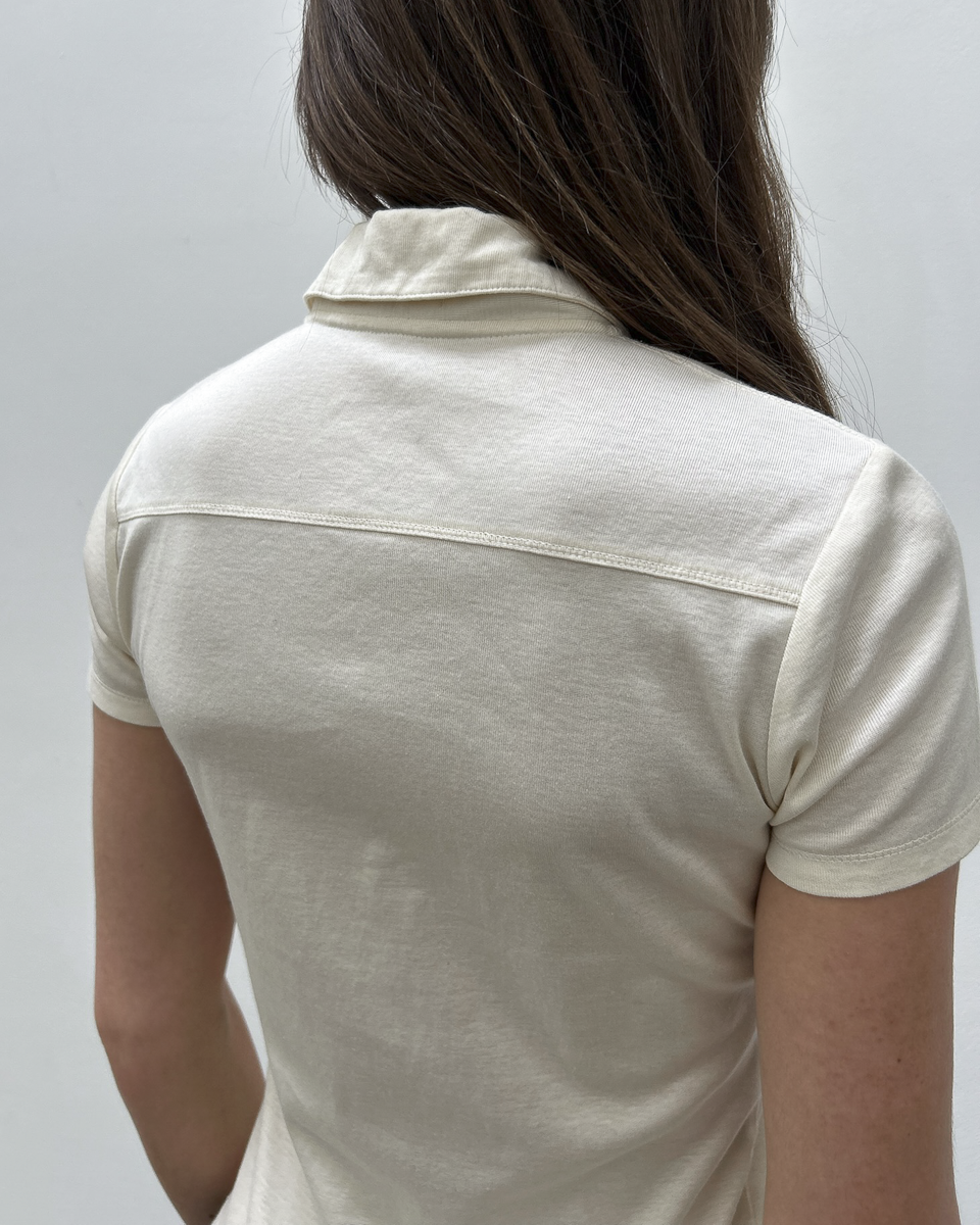 Courrèges Short Sleeve Polo Top