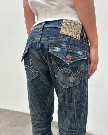 Edwin 503 BlueTrip 30/32 Dark-Wash Denim
