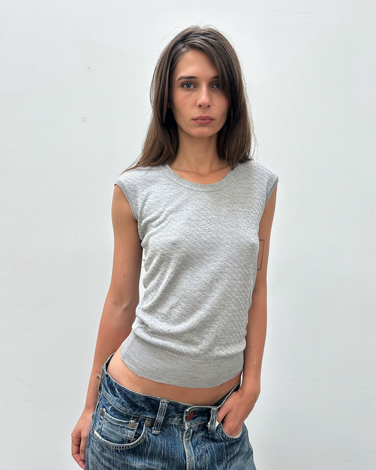 Balenciaga by Nicolas Ghesquière SS2004 Silk Knit Top