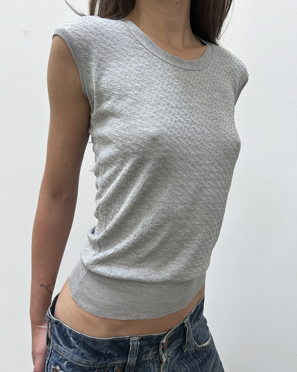 Balenciaga by Nicolas Ghesquière SS2004 Silk Knit Top