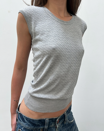Balenciaga by Nicolas Ghesquière SS2004 Silk Knit Top