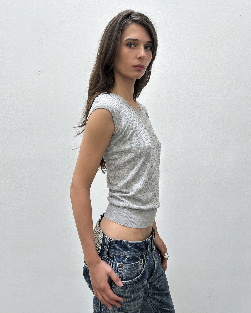 Balenciaga by Nicolas Ghesquière SS2004 Silk Knit Top