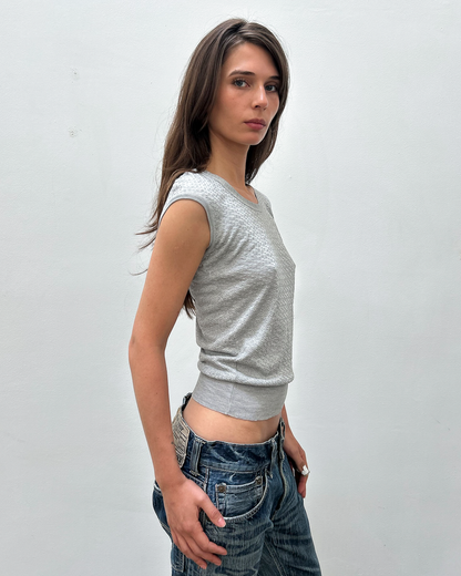Balenciaga by Nicolas Ghesquière SS2004 Silk Knit Top