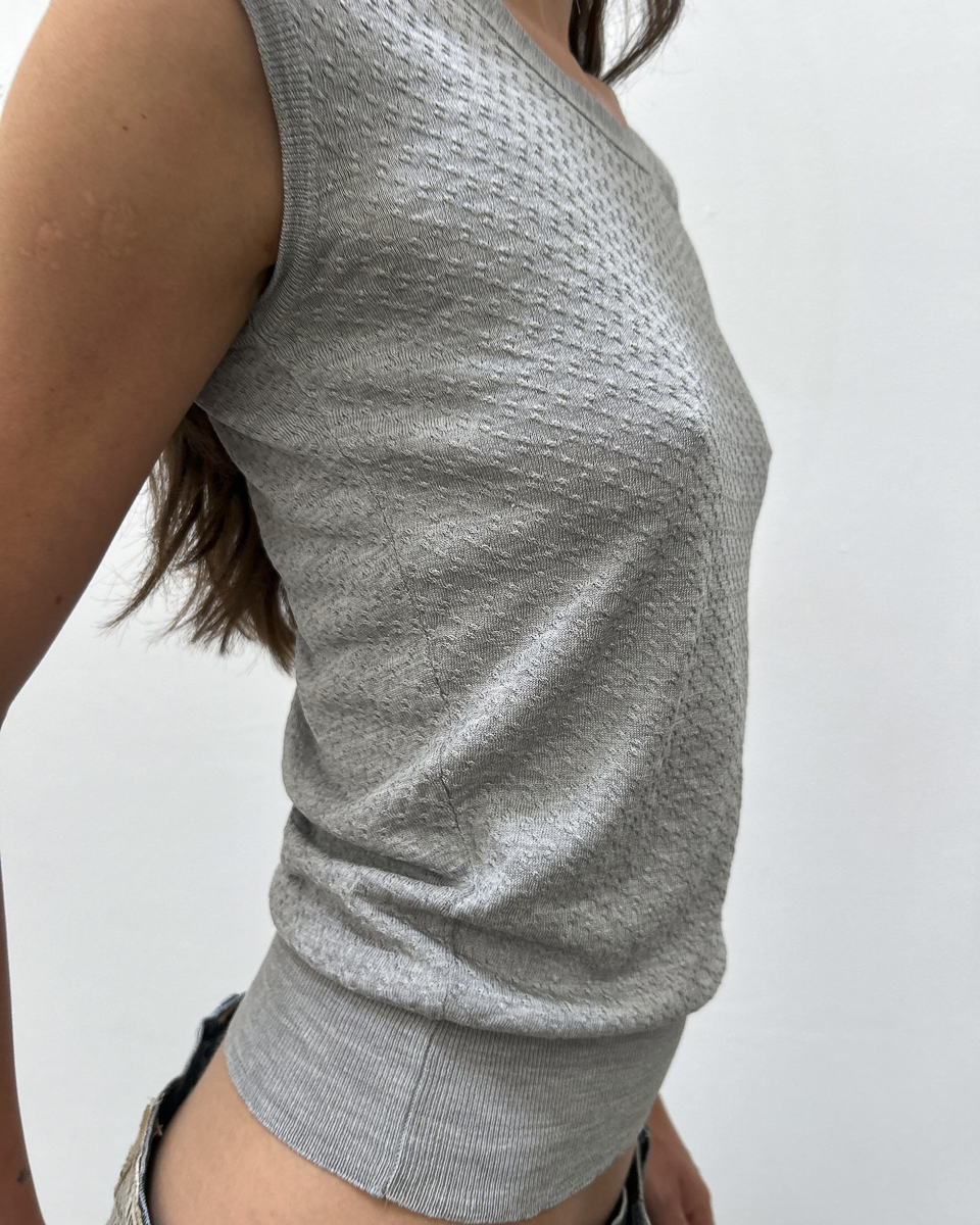 Balenciaga by Nicolas Ghesquière SS2004 Silk Knit Top