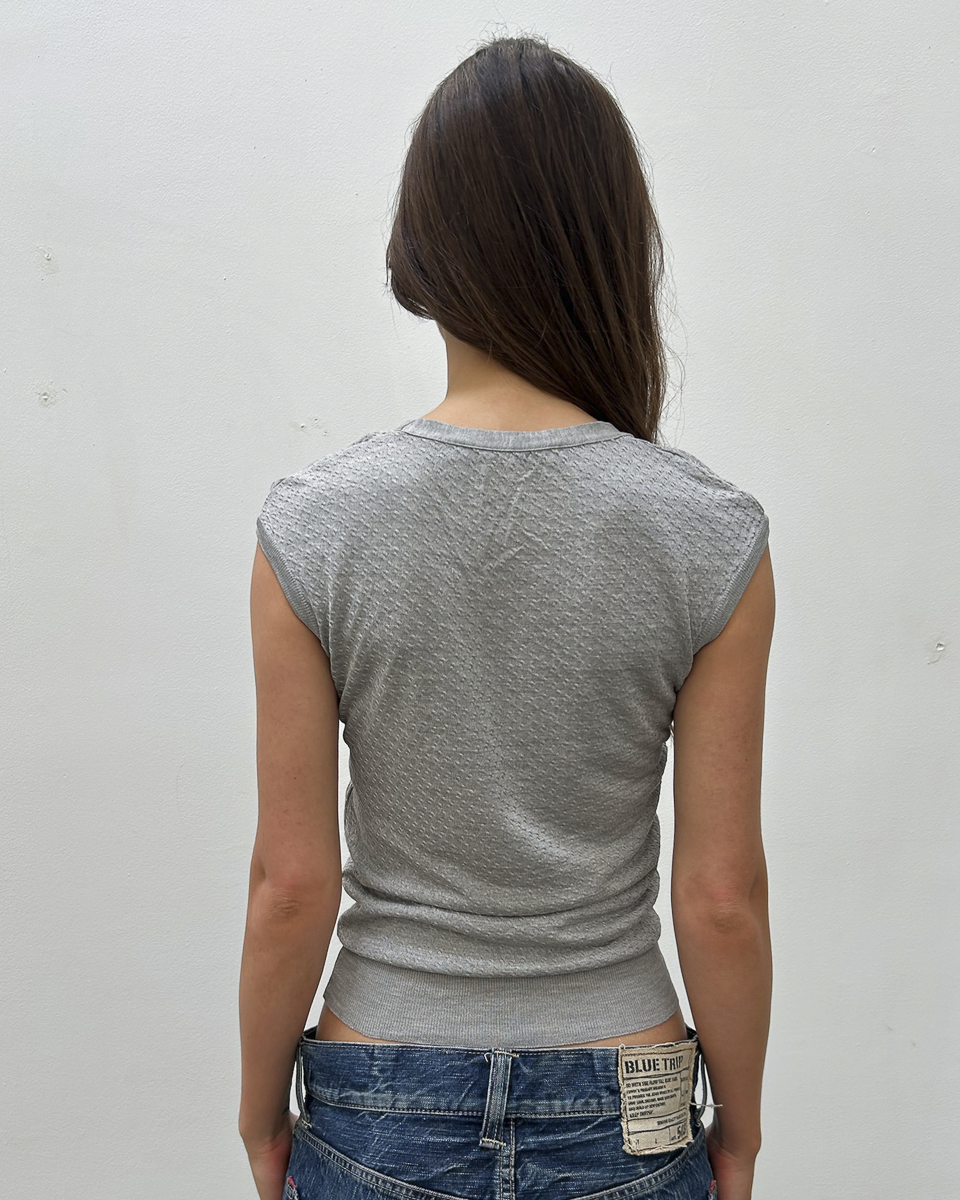 Balenciaga by Nicolas Ghesquière SS2004 Silk Knit Top