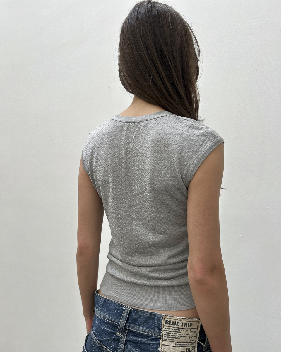 Balenciaga by Nicolas Ghesquière SS2004 Silk Knit Top
