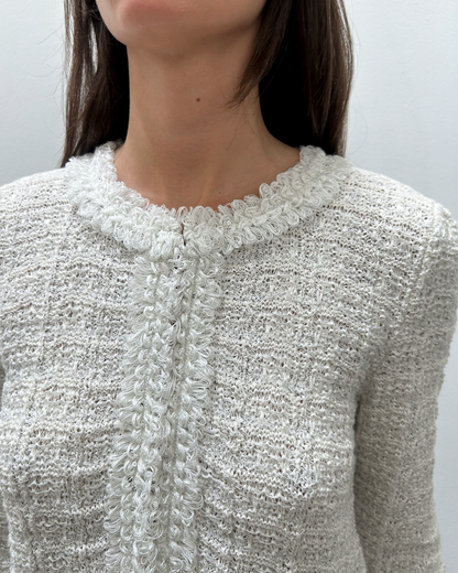 Courrèges Cropped Tweed Jacket