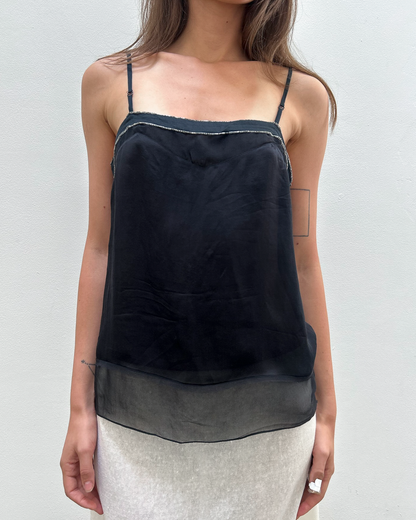 Chloé by Phoebe Philo SS2005 Silk Beaded Top