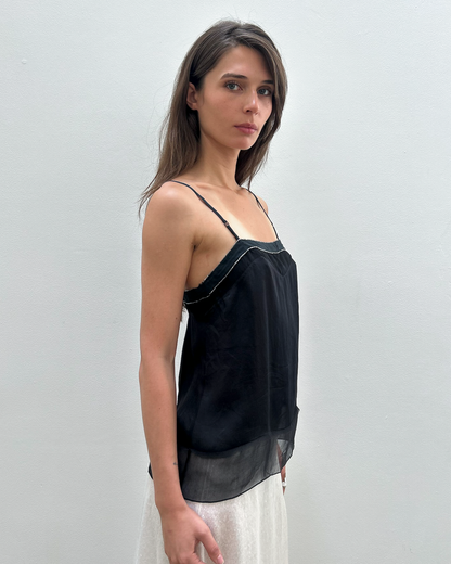 Chloé by Phoebe Philo SS2005 Silk Beaded Top