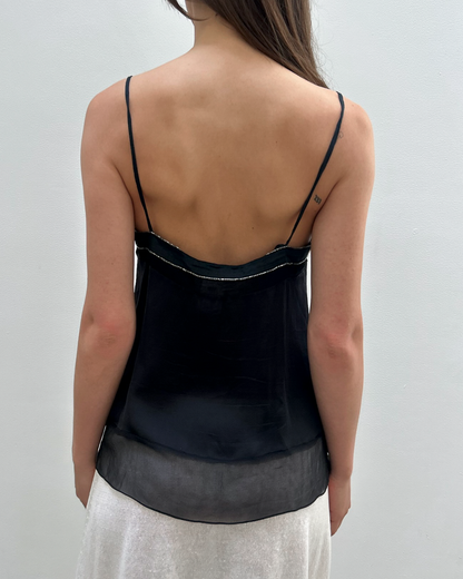 Chloé by Phoebe Philo SS2005 Silk Beaded Top