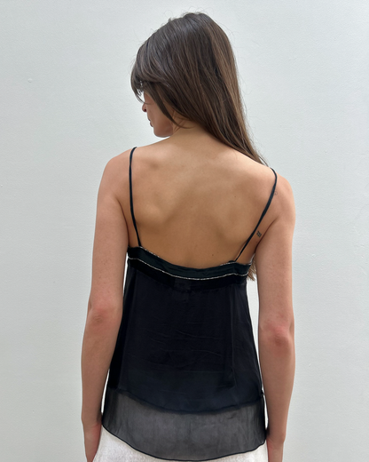 Chloé by Phoebe Philo SS2005 Silk Beaded Top