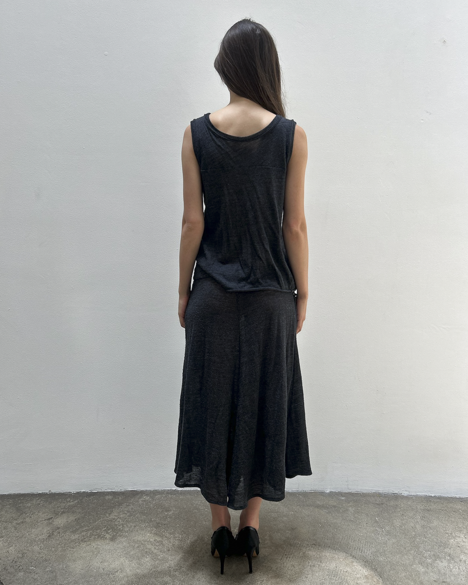 Yohji Yamamoto +NOIR Asymmetrical Cut-Out Dress