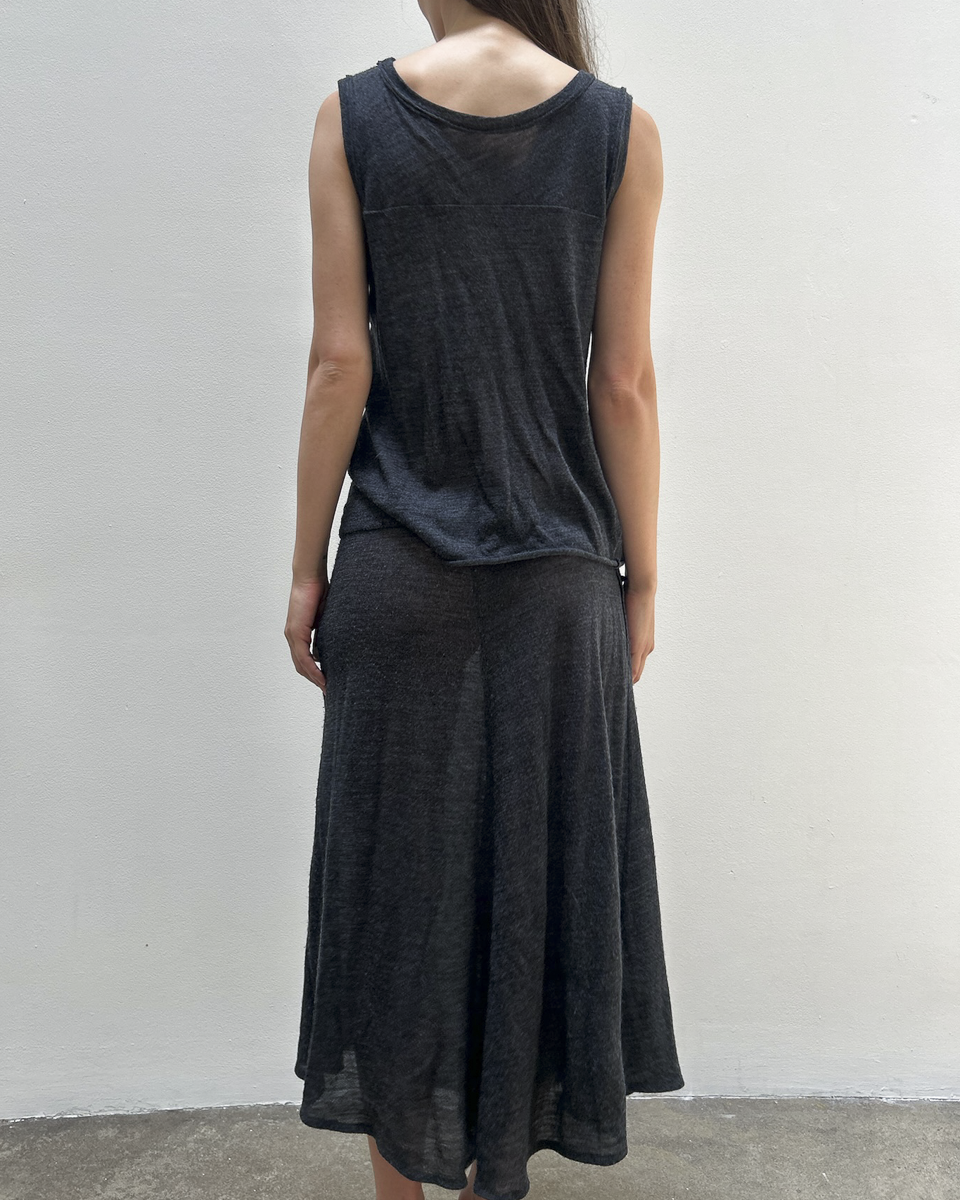 Yohji Yamamoto +NOIR Asymmetrical Cut-Out Dress