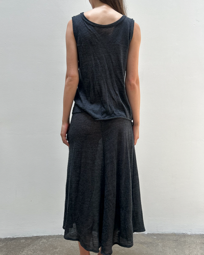 Yohji Yamamoto +NOIR Asymmetrical Cut-Out Dress