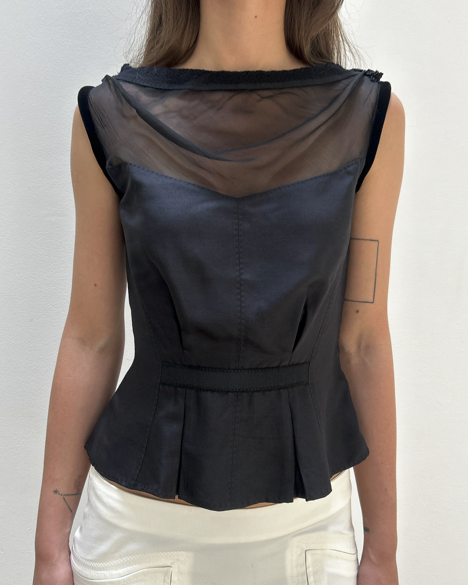 Louis Vuitton by Marc Jacobs FW2004 Peplum Top