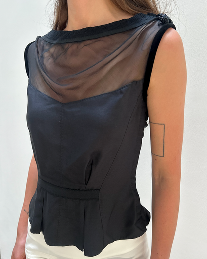 Louis Vuitton by Marc Jacobs FW2004 Peplum Top