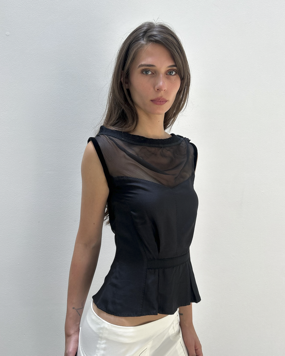 Louis Vuitton by Marc Jacobs FW2004 Peplum Top