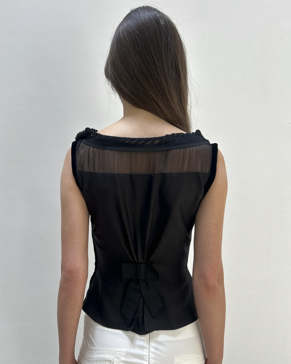 Louis Vuitton by Marc Jacobs FW2004 Peplum Top