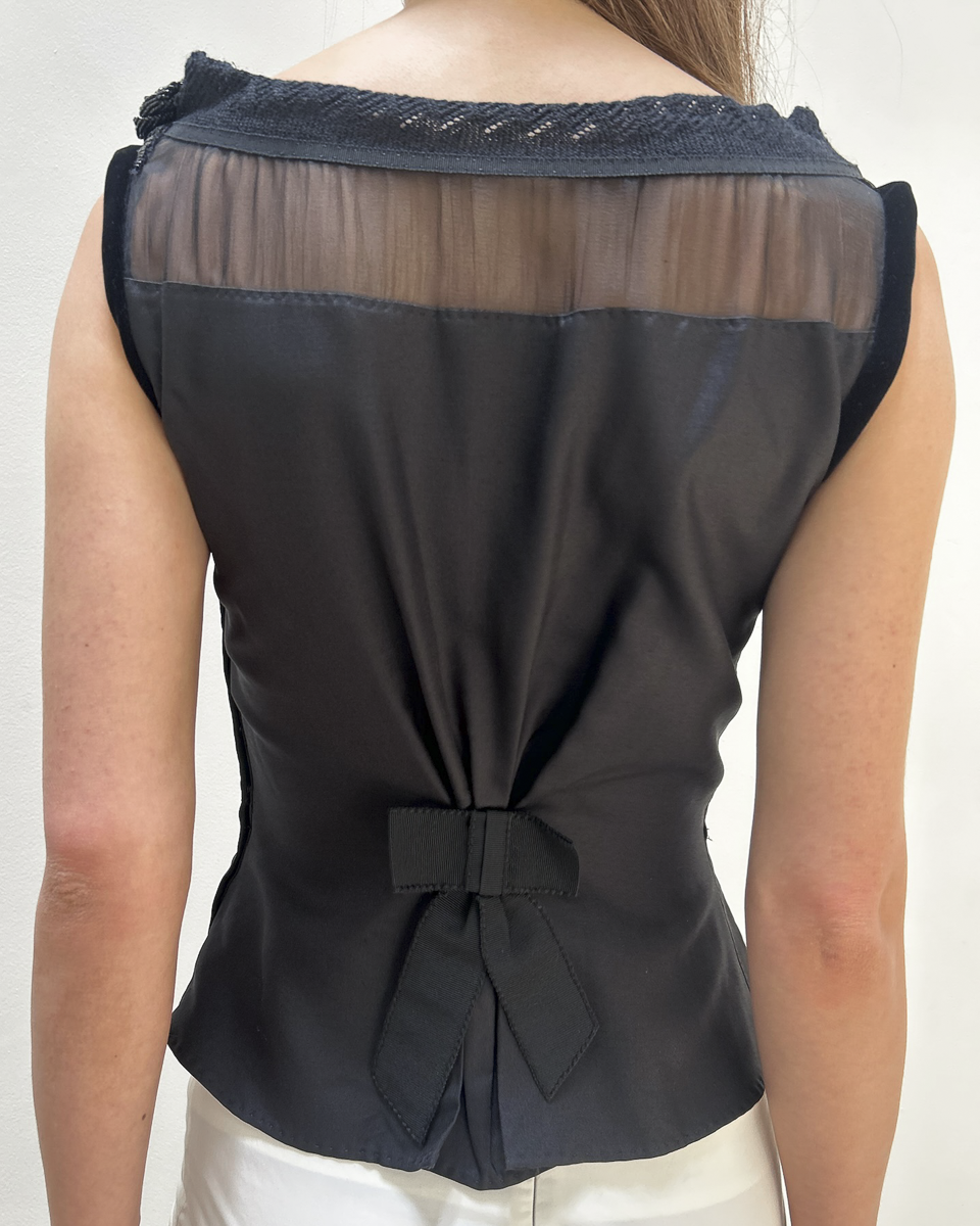 Louis Vuitton by Marc Jacobs FW2004 Peplum Top