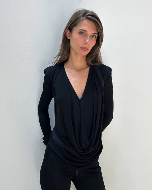 Balenciaga by Nicolas Ghesquière SS2007 Draped Top