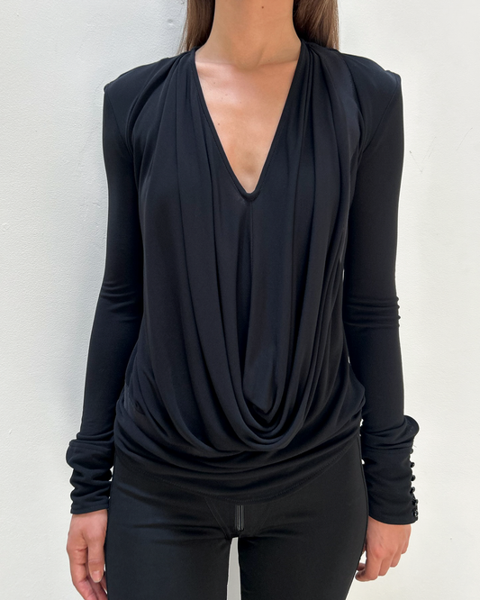 Balenciaga by Nicolas Ghesquière SS2007 Draped Top