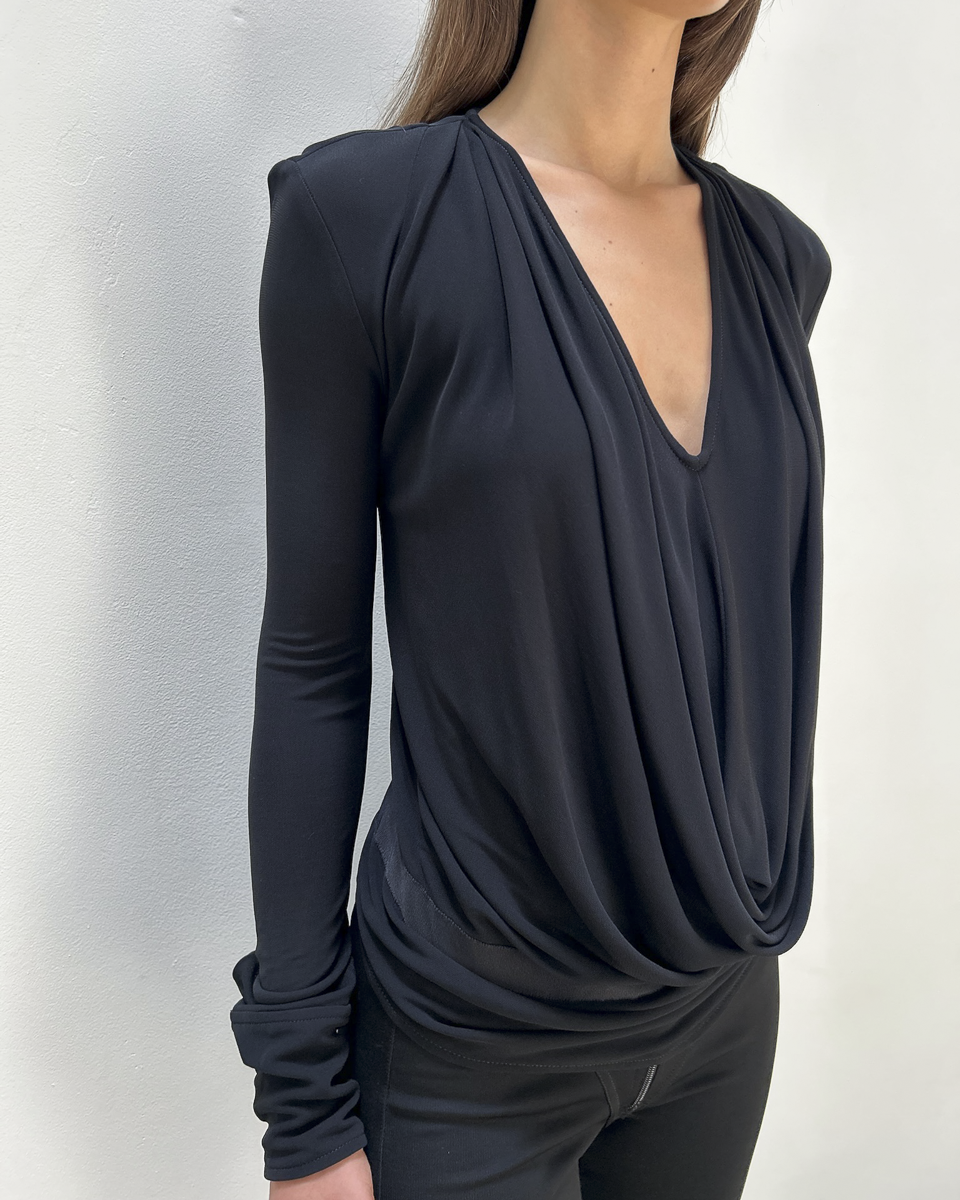 Balenciaga by Nicolas Ghesquière SS2007 Draped Top