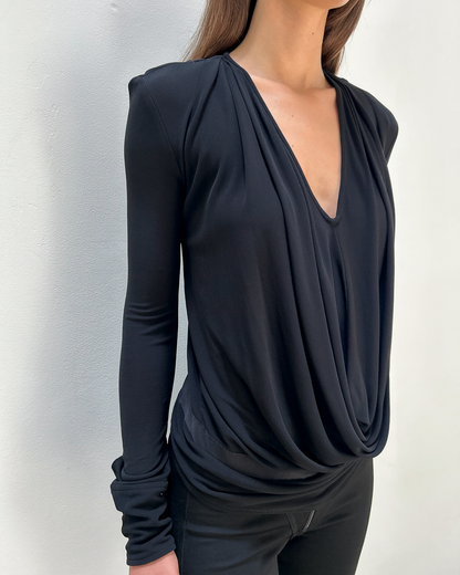 Balenciaga by Nicolas Ghesquière SS2007 Draped Top