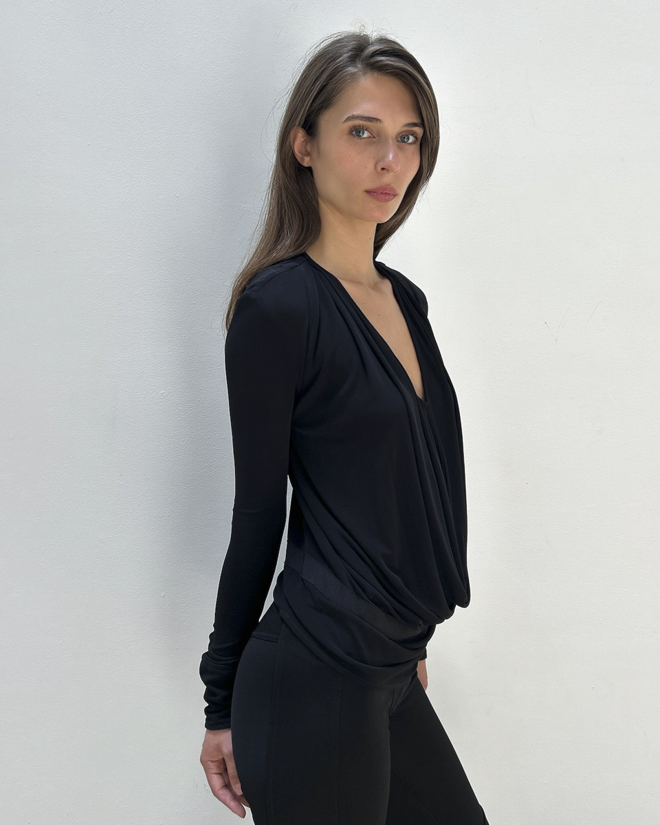 Balenciaga by Nicolas Ghesquière SS2007 Draped Top