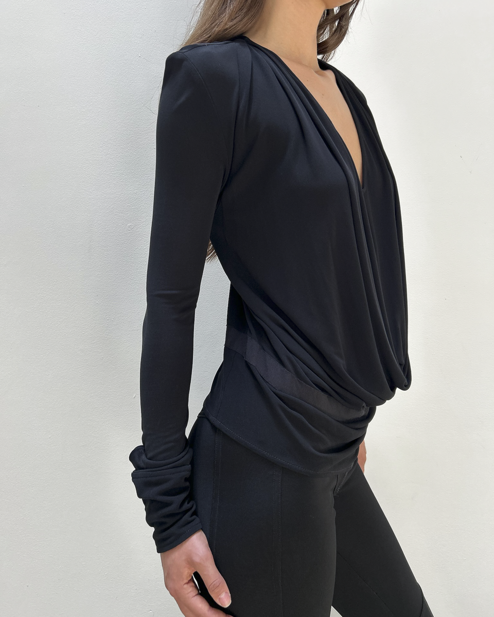 Balenciaga by Nicolas Ghesquière SS2007 Draped Top