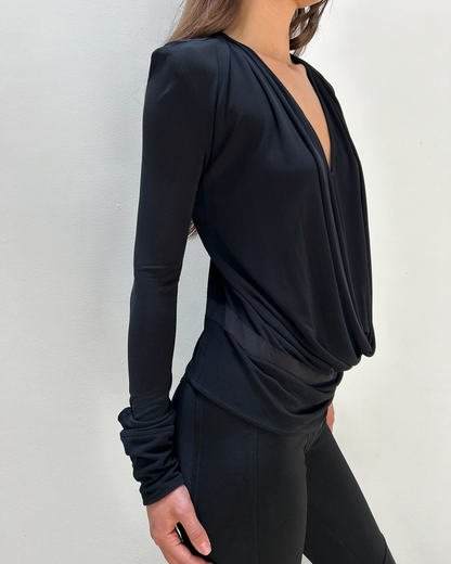 Balenciaga by Nicolas Ghesquière SS2007 Draped Top