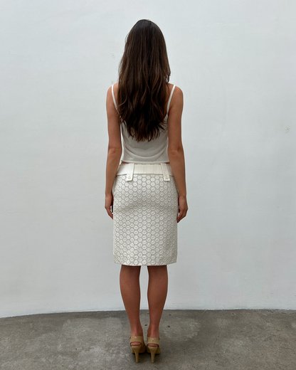 Chloé by Phoebe Philo SS2004 Eyelet Skirt