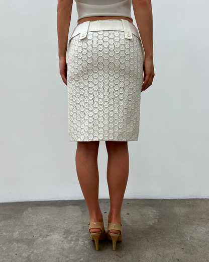 Chloé by Phoebe Philo SS2004 Eyelet Skirt