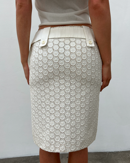 Chloé by Phoebe Philo SS2004 Eyelet Skirt