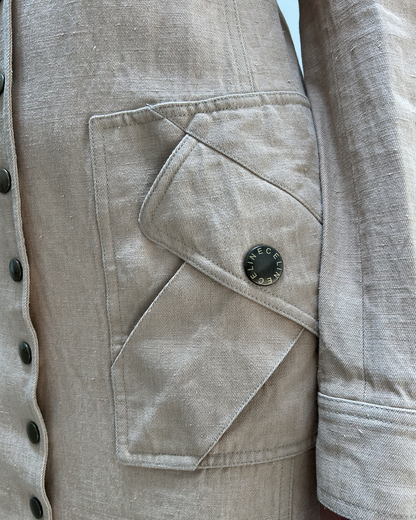 Céline by Michael Kors SS2003 Linen-Blend Coat
