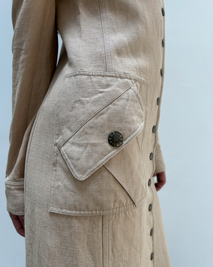 Céline by Michael Kors SS2003 Linen-Blend Coat