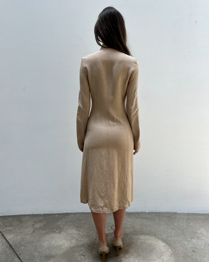 Céline by Michael Kors SS2003 Linen-Blend Coat