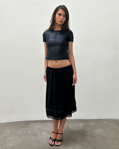 Chanel SS2002 Drawstring Skirt