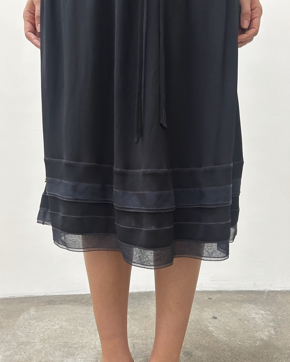 Chanel SS2002 Drawstring Skirt