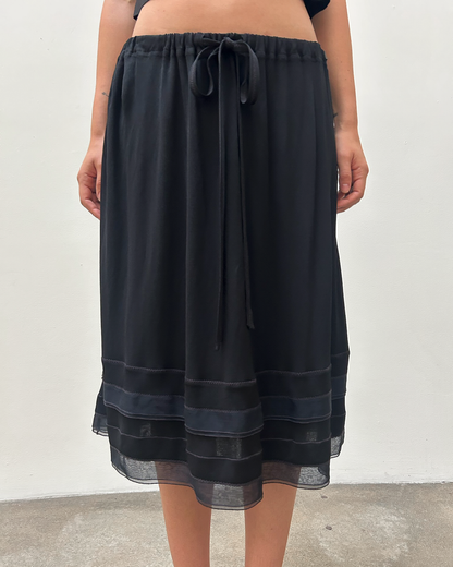 Chanel SS2002 Drawstring Skirt