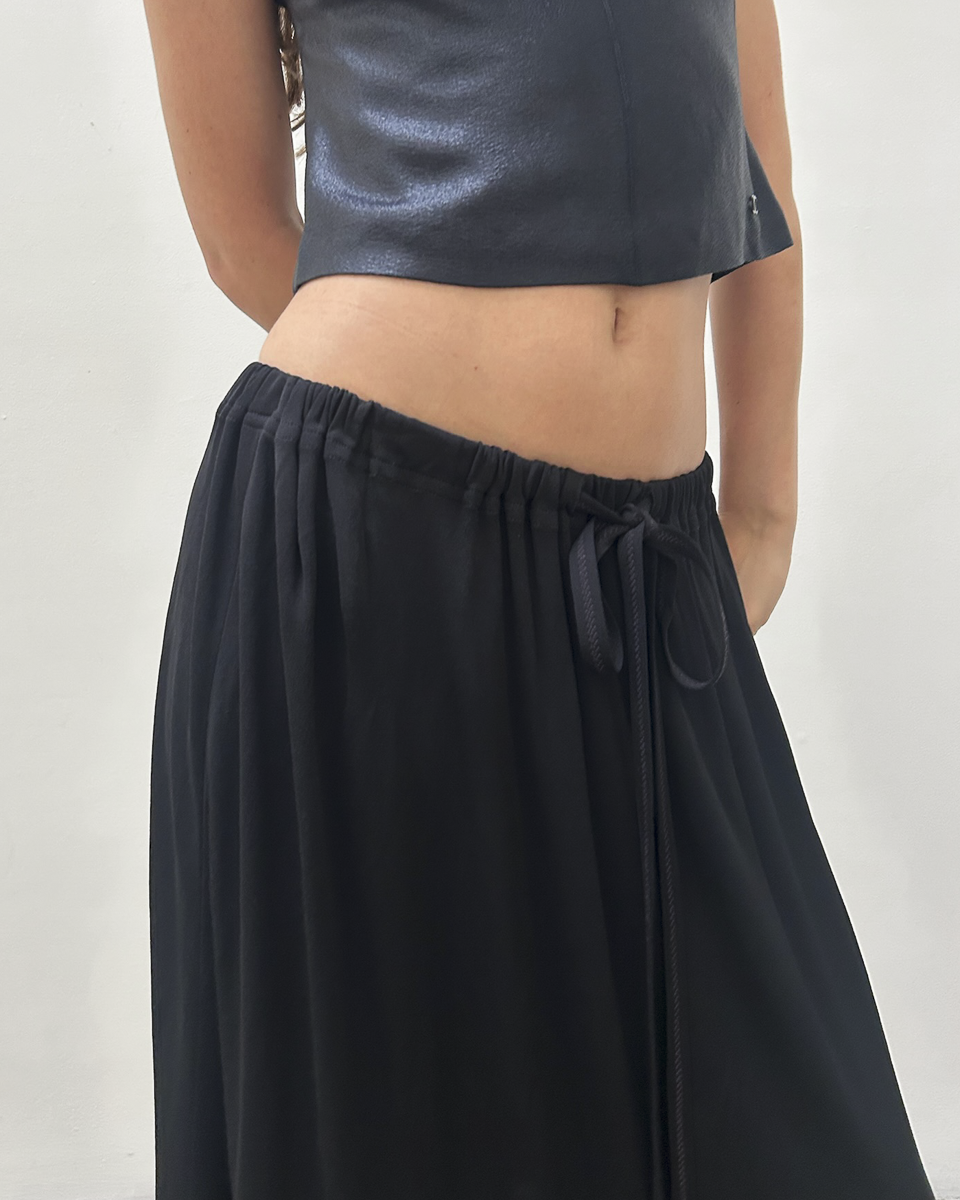 Chanel SS2002 Drawstring Skirt