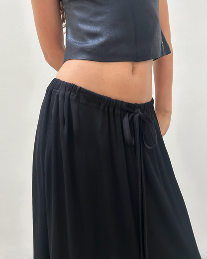 Chanel SS2002 Drawstring Skirt