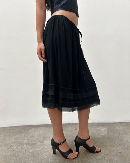 Chanel SS2002 Drawstring Skirt