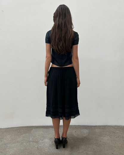 Chanel SS2002 Drawstring Skirt