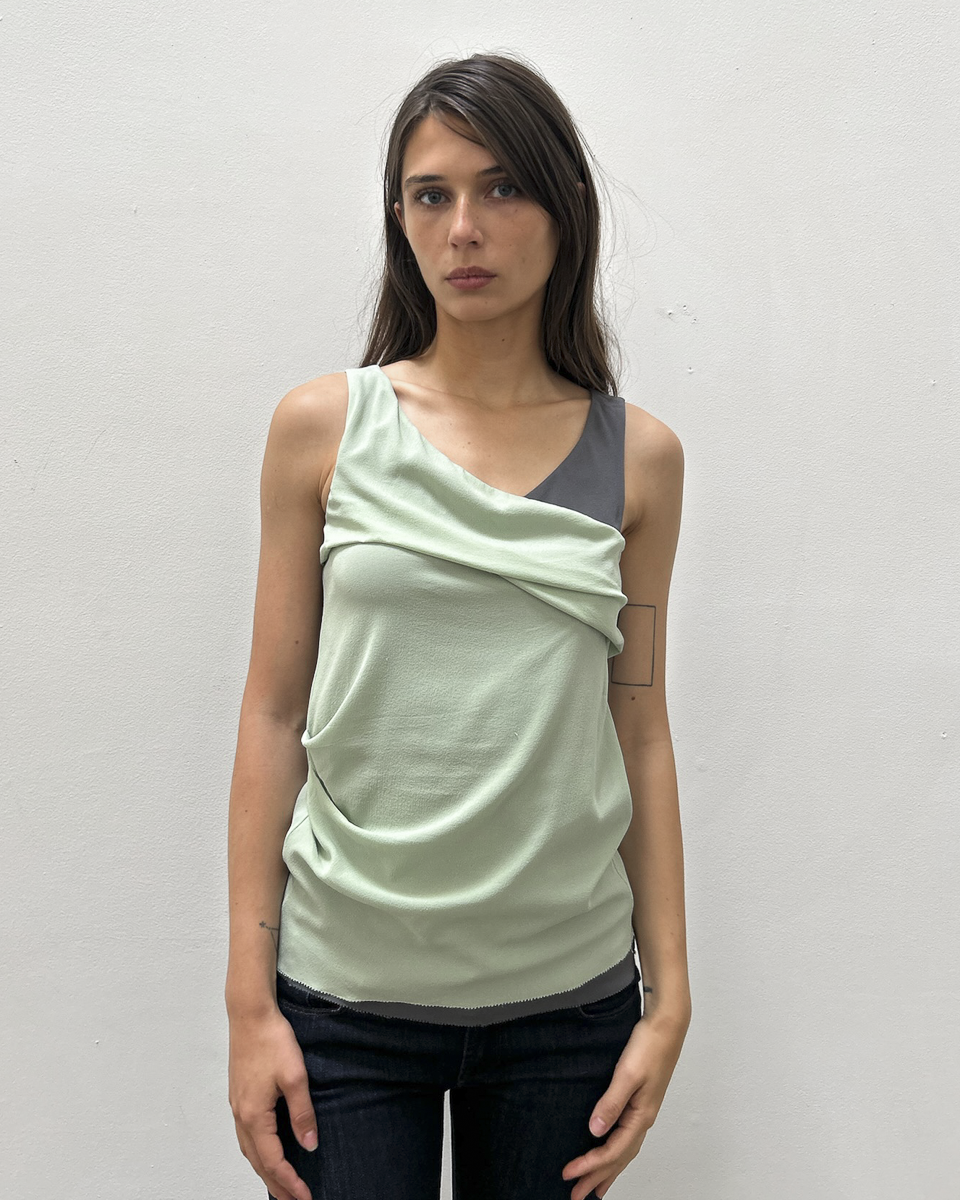 Balenciaga by Nicolas Ghesquière 2008 Draped Top